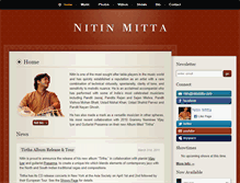 Tablet Screenshot of nitinmitta.com